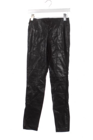 Pantaloni de piele pentru damă H&M, Mărime XS, Culoare Negru, Preț 19,08 Lei