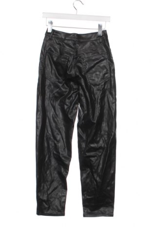 Γυναικείο παντελόνι δερμάτινο H&M Divided, Μέγεθος XS, Χρώμα Μαύρο, Τιμή 17,94 €