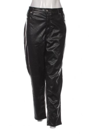 Γυναικείο παντελόνι δερμάτινο H&M Divided, Μέγεθος XL, Χρώμα Μαύρο, Τιμή 8,45 €