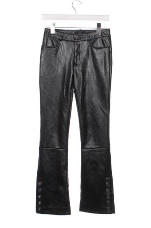 Дамски кожен панталон Nikkie, Размер XS, Цвят Черен, Цена 12,25 лв.