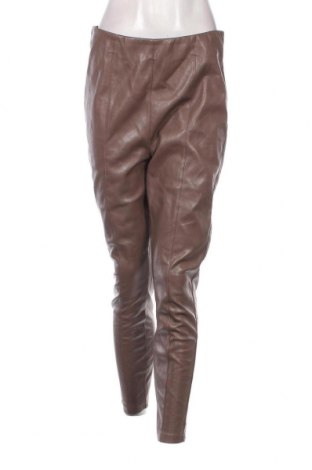 Pantaloni de piele pentru damă Reserved, Mărime L, Culoare Maro, Preț 25,33 Lei