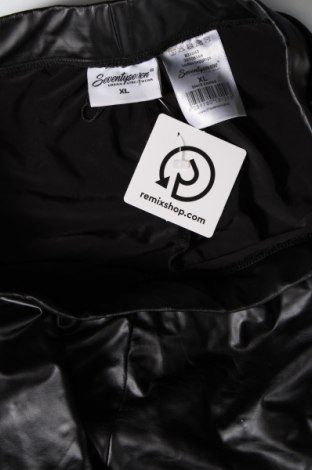 Dámske kožené nohavice  Seventy Seven, Veľkosť XL, Farba Čierna, Cena  2,96 €