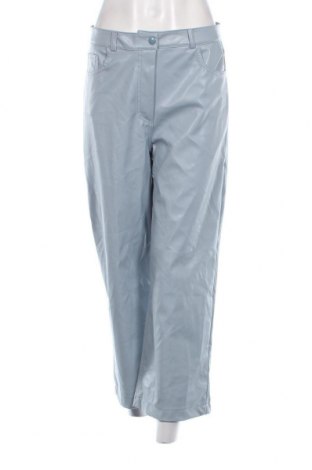 Pantaloni de piele pentru damă Tally Weijl, Mărime M, Culoare Albastru, Preț 15,13 Lei