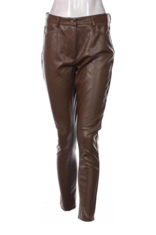 Дамски кожен панталон Tally Weijl, Размер L, Цвят Кафяв, Цена 14,72 лв.
