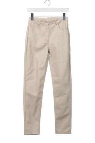 Pantaloni de piele pentru damă Tally Weijl, Mărime S, Culoare Bej, Preț 60,53 Lei