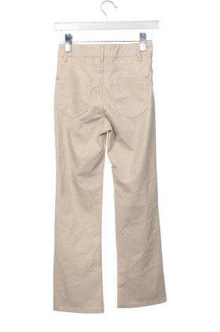 Pantaloni de piele pentru damă Zara, Mărime XXS, Culoare Ecru, Preț 77,55 Lei