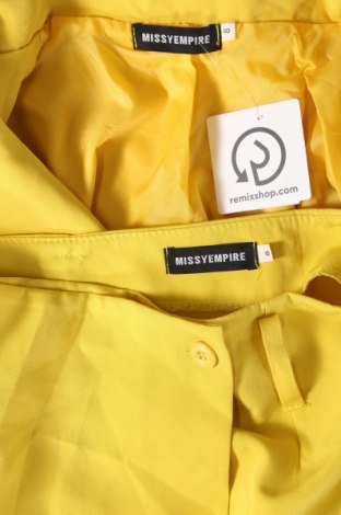 Γυναικείο κοστούμι Missy Empire, Μέγεθος M, Χρώμα Κίτρινο, Τιμή 44,50 €