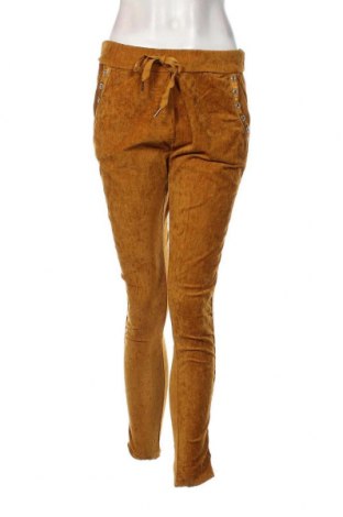 Pantaloni de femei, Mărime L, Culoare Galben, Preț 29,57 Lei