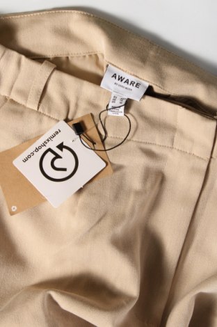 Dámske nohavice Aware by Vero Moda, Veľkosť L, Farba Béžová, Cena  13,64 €