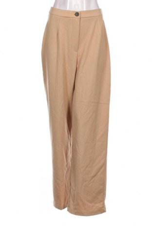 Γυναικείο παντελόνι Bershka, Μέγεθος L, Χρώμα  Μπέζ, Τιμή 6,28 €