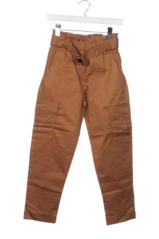 Дамски панталон Bershka, Размер XS, Цвят Кафяв, Цена 24,84 лв.