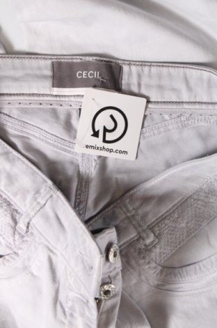 Pantaloni de femei Cecil, Mărime M, Culoare Gri, Preț 95,39 Lei