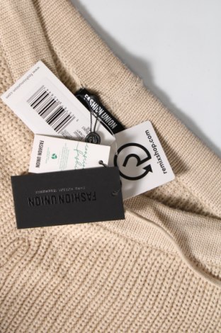 Γυναικείο παντελόνι Fashion Union, Μέγεθος XL, Χρώμα  Μπέζ, Τιμή 10,32 €