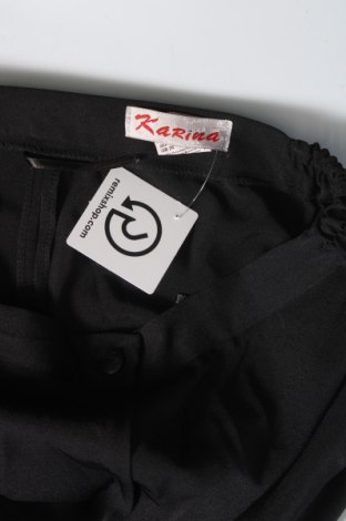 Γυναικείο παντελόνι Karina, Μέγεθος L, Χρώμα Μαύρο, Τιμή 5,93 €