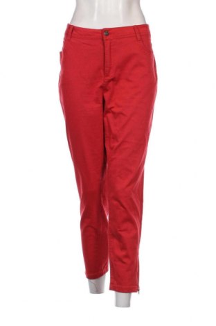 Pantaloni de femei Laura Torelli, Mărime XL, Culoare Roșu, Preț 95,39 Lei