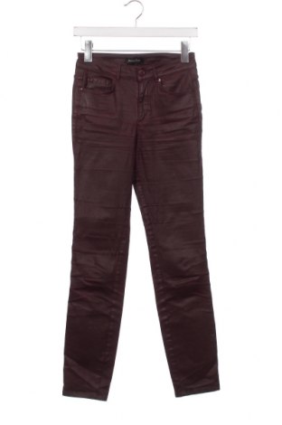 Дамски панталон Massimo Dutti, Размер XS, Цвят Червен, Цена 9,80 лв.