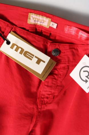 Дамски панталон Met, Размер M, Цвят Червен, Цена 26,28 лв.