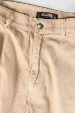 Γυναικείο παντελόνι Missguided, Μέγεθος XS, Χρώμα  Μπέζ, Τιμή 10,57 €