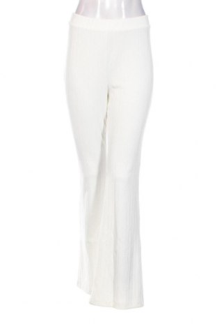 Γυναικείο παντελόνι Monki, Μέγεθος L, Χρώμα Λευκό, Τιμή 25,26 €