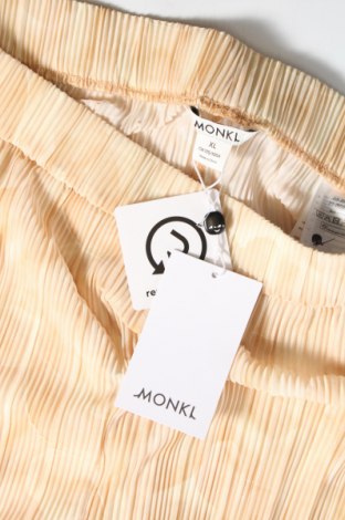 Дамски панталон Monki, Размер XL, Цвят Екрю, Цена 19,11 лв.