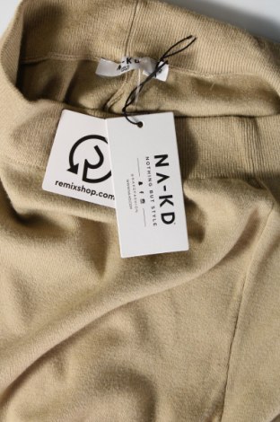 Дамски панталон NA-KD, Размер L, Цвят Кафяв, Цена 14,79 лв.