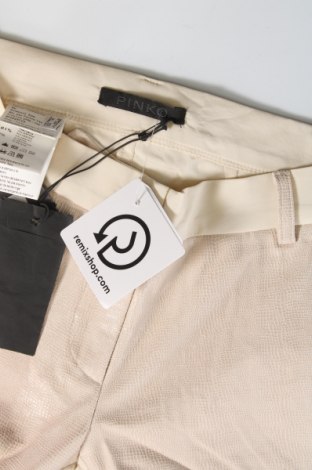 Дамски панталон Pinko, Размер XS, Цвят Бежов, Цена 40,35 лв.