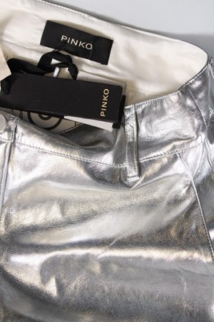 Дамски панталон Pinko, Размер S, Цвят Сребрист, Цена 153,33 лв.