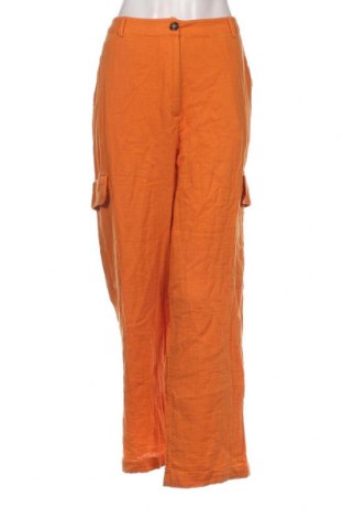 Дамски панталон Promod, Размер L, Цвят Оранжев, Цена 17,40 лв.