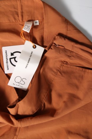 Damskie spodnie Q/S by S.Oliver, Rozmiar XL, Kolor Pomarańczowy, Cena 231,89 zł