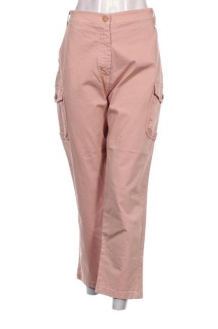 Damskie spodnie Rebel Queen By Liu Jo, Rozmiar XL, Kolor Różowy, Cena 70,05 zł