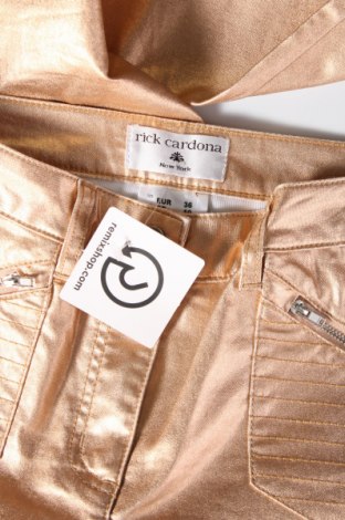Дамски панталон Rick Cardona, Размер S, Цвят Златист, Цена 29,00 лв.