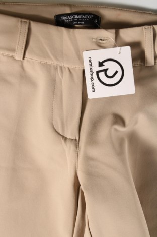 Pantaloni de femei Rinascimento, Mărime S, Culoare Bej, Preț 31,25 Lei