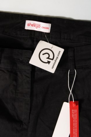 Γυναικείο παντελόνι Sheego, Μέγεθος 3XL, Χρώμα Μαύρο, Τιμή 37,67 €