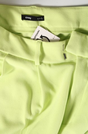 Pantaloni de femei Sinsay, Mărime L, Culoare Verde, Preț 73,98 Lei