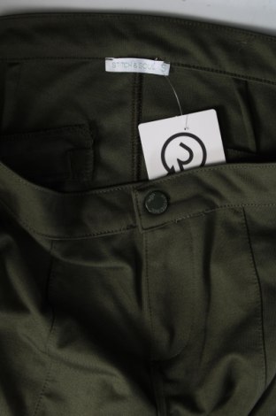 Pantaloni de femei Stitch & Soul, Mărime S, Culoare Verde, Preț 22,89 Lei