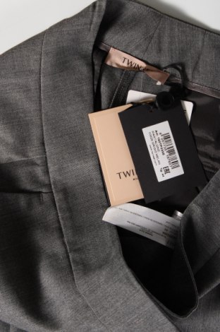 Γυναικείο παντελόνι TWINSET, Μέγεθος M, Χρώμα Γκρί, Τιμή 30,39 €