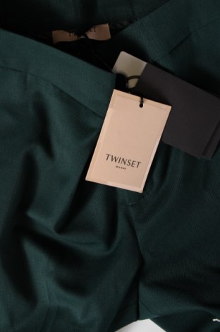 Γυναικείο παντελόνι TWINSET, Μέγεθος L, Χρώμα Πράσινο, Τιμή 30,39 €