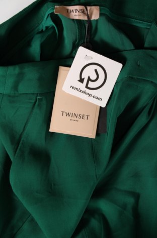 Γυναικείο παντελόνι TWINSET, Μέγεθος L, Χρώμα Πράσινο, Τιμή 71,83 €
