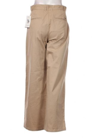 Дамски панталон U.S. Polo Assn., Размер S, Цвят Бежов, Цена 51,10 лв.