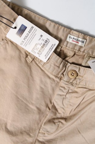 Дамски панталон U.S. Polo Assn., Размер S, Цвят Бежов, Цена 32,12 лв.