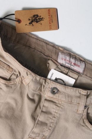 Дамски панталон U.S. Polo Assn., Размер L, Цвят Бежов, Цена 27,74 лв.