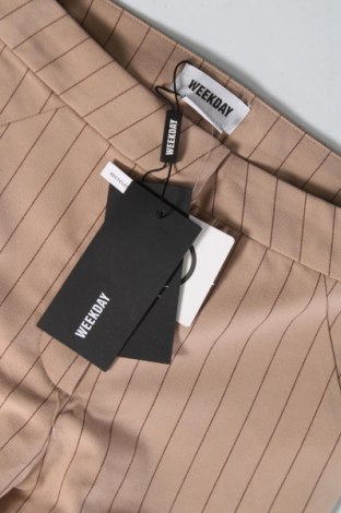Γυναικείο παντελόνι Weekday, Μέγεθος S, Χρώμα  Μπέζ, Τιμή 42,27 €