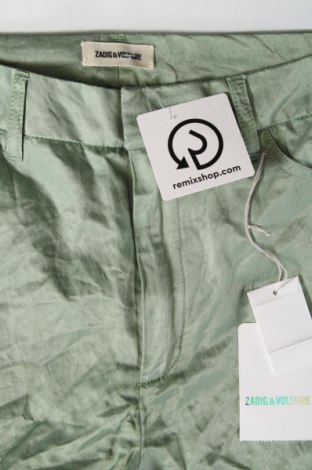 Γυναικείο παντελόνι Zadig & Voltaire, Μέγεθος M, Χρώμα Πράσινο, Τιμή 72,10 €