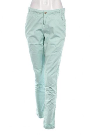 Дамски панталон Zara, Размер S, Цвят Зелен, Цена 11,39 лв.