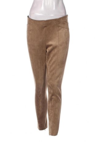 Дамски панталон Zara, Размер L, Цвят Бежов, Цена 7,60 лв.