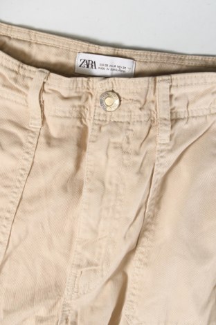 Damenhose Zara, Größe XXS, Farbe Beige, Preis 13,92 €