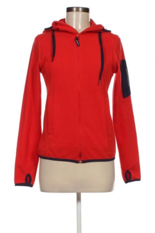 Damen Fleece Sweatshirt Kangaroos, Größe XXS, Farbe Rot, Preis 9,08 €