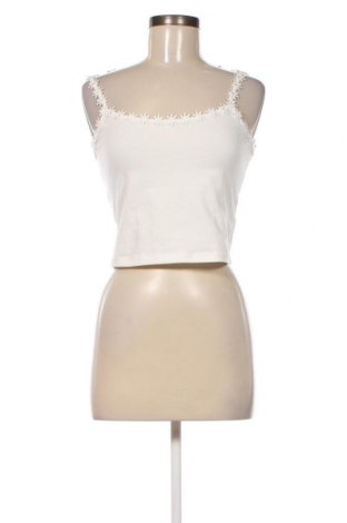 Γυναικείο αμάνικο μπλουζάκι About You, Μέγεθος M, Χρώμα Λευκό, Τιμή 4,04 €