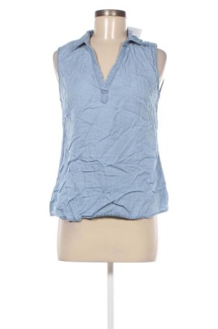 Γυναικείο αμάνικο μπλουζάκι Blind Date, Μέγεθος S, Χρώμα Μπλέ, Τιμή 2,65 €