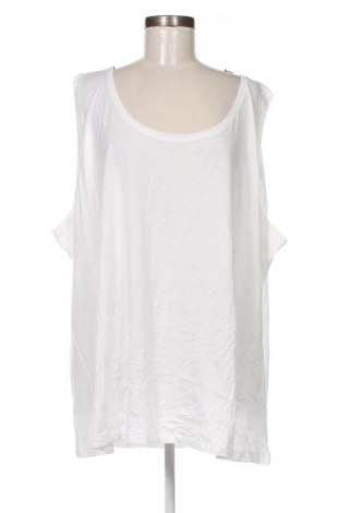 Γυναικείο αμάνικο μπλουζάκι Cellbes, Μέγεθος 5XL, Χρώμα Λευκό, Τιμή 15,97 €